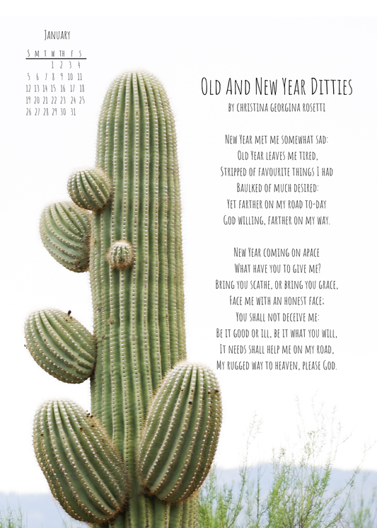 2025 Recitation Calendar digital Download