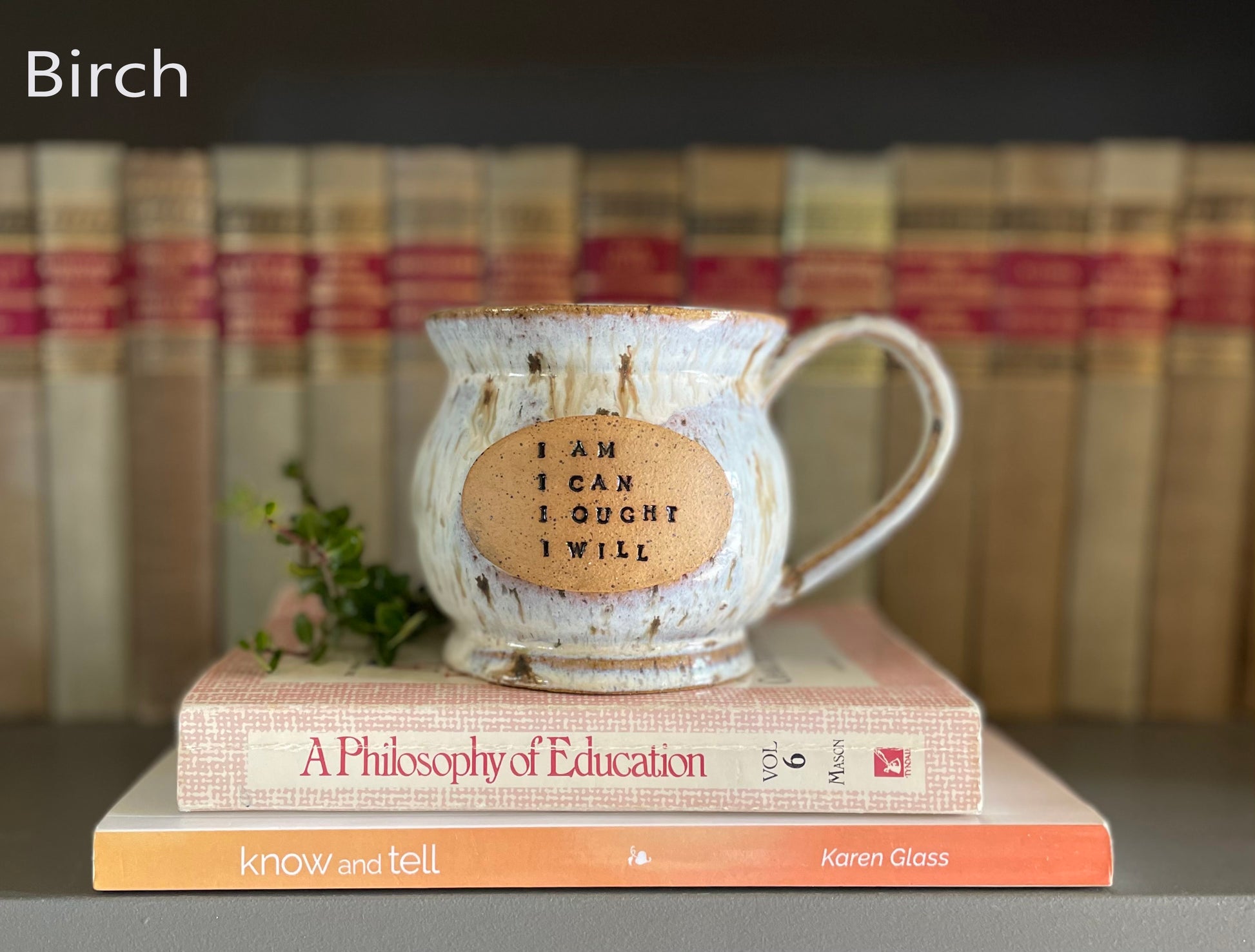 BIRCH (~10-13oz size will vary due to the mug's handcrafted design)